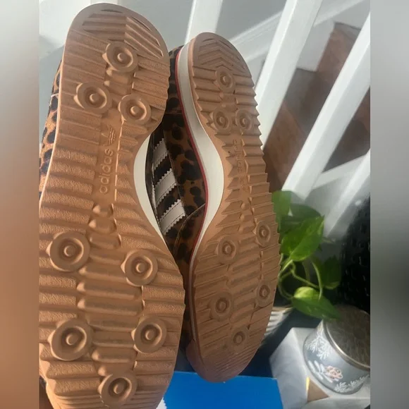 Adidas SL 72 OG W Leopard Print Sneakers, sz 9 - Picture 2 of 7